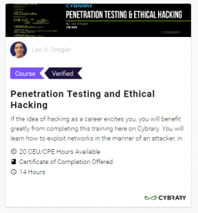 Ethical Hacking Course