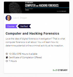 Hacking Forensics Course