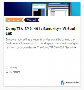 Security Virtual Lab
