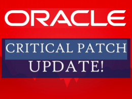 Oracle Patch Update