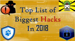 Biggest Hacks in 2018
