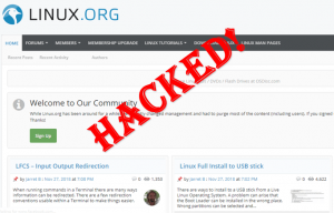 Linux ORG Domain Hacked