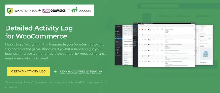 WP Activity log for WooCommerce