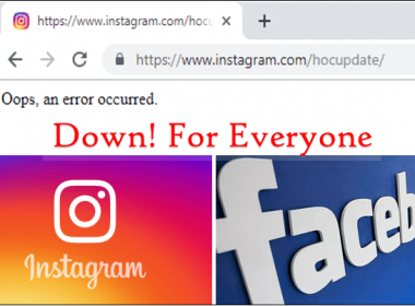 Instagram and Facebook Down