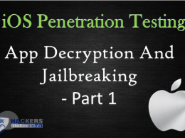 iOS Penetration Testing Part 1