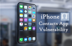 iPhone Contacts App Vulnerability
