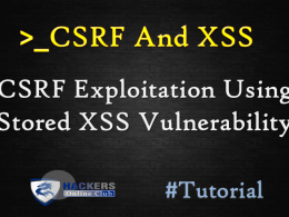 CSRF and XSS