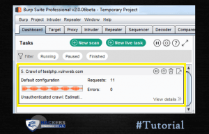 Burpsuite Spider Scan