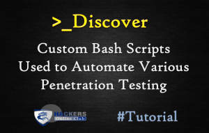 Discover - Automate Penetration Testing