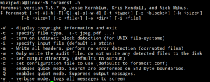 Foremost on Xubuntu 11.04 1