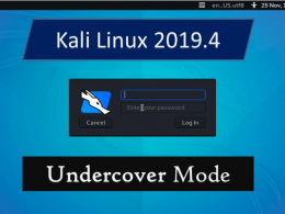 Kali Linux 2019-4 Undercover