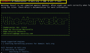 TheHarvester Test