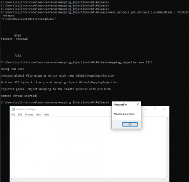 Remote Mapping Injection Mapping Injection- Another Windows Process Injection