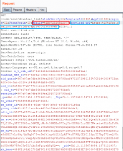 Tiktok SMS Burpsuite