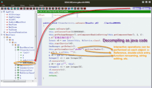 GDA Android Reverse Engineering Decompiling