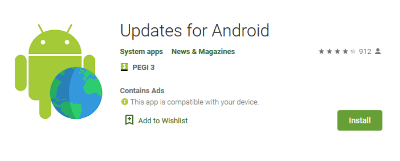 Updates For Android