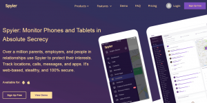 spyier homepage 2