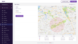 spyier geo fence alert