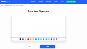 Cocosign draw