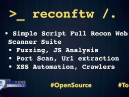 reconftw - Full Recon Web Scanner Suite