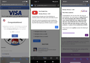 Giftcard Scam Screenshot by Confiant