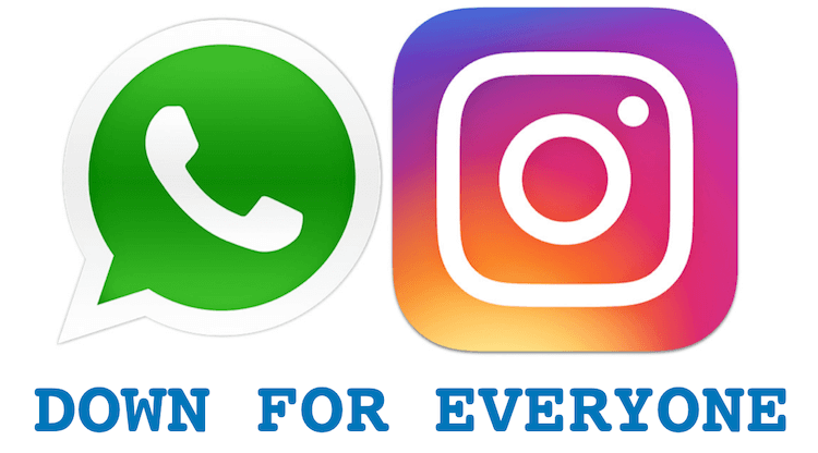 WhatsApp and Instagram Down
