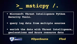 Microsoft Threat Intelligence msticpy