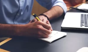 Man Writing