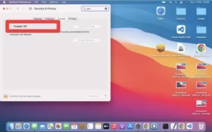Mac Firewall On
