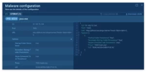 ANY.RUN automatically extracts STRRAT’s malware configuration and displays it like that