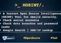 MOSINT EMAIL Intelligence
