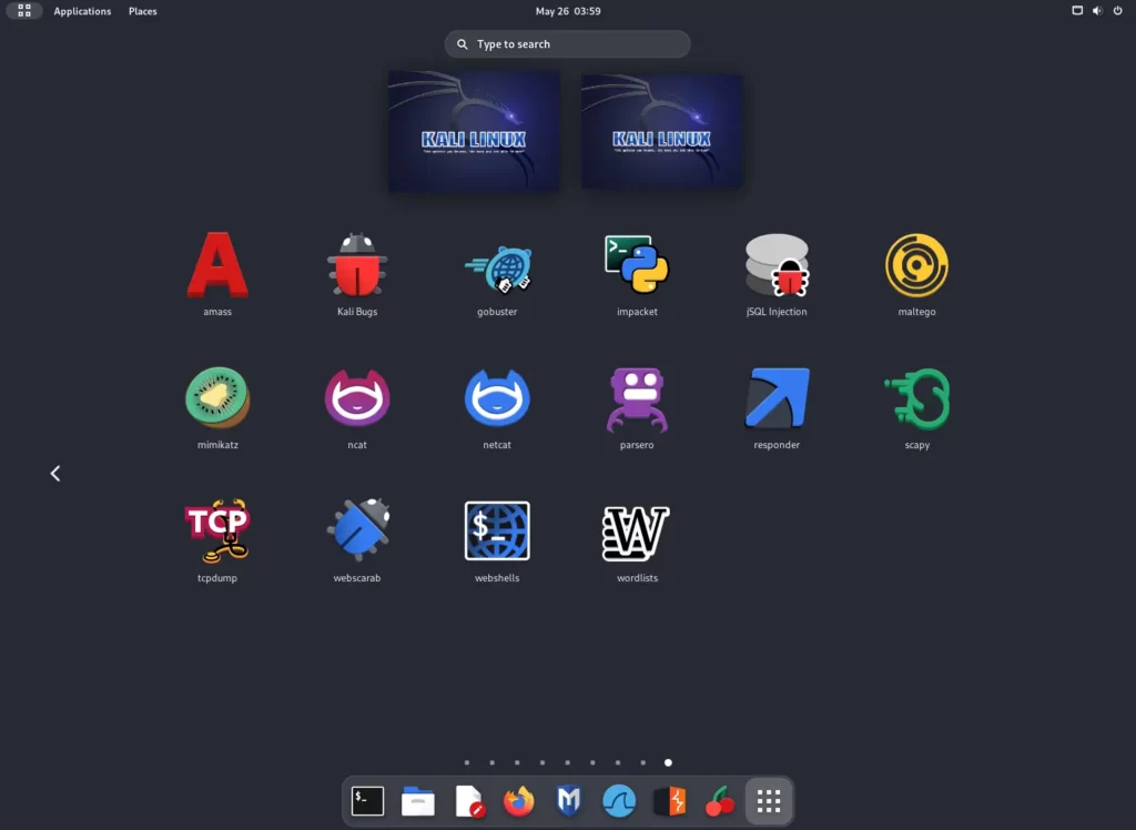 Kali Linux 2023.2 gnome-44-new-icons