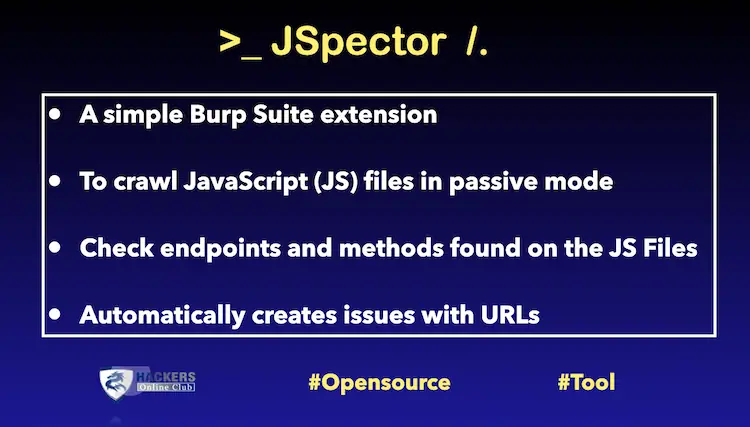 JSpector Burpsuite Extension Crawl JS Files