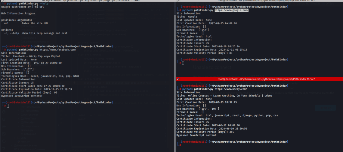 Web Path Finder - To Identify Subdomains and DNS Info