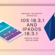 iOS and iPadOS 18.3.1