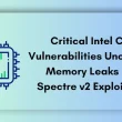 INTEL CPU Vulnerability