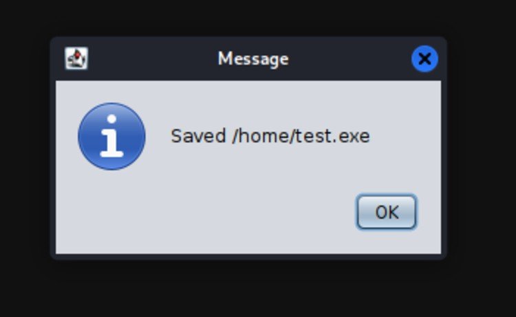 Fig. 10: Confirmation of successfully save.
