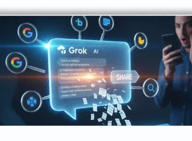 GROK AI Conversation on Google