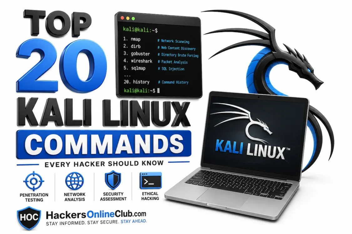 Top 20 Kali Linux Commands
