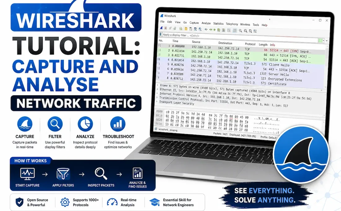 Wireshark Tutorial - Capture and Analysis