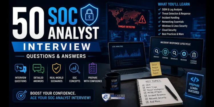50 SOC Analyst Interview Questions