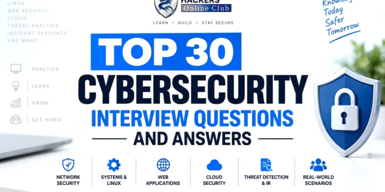 Cybersecurity Interview Questions