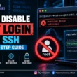 How to disable root login via SSH