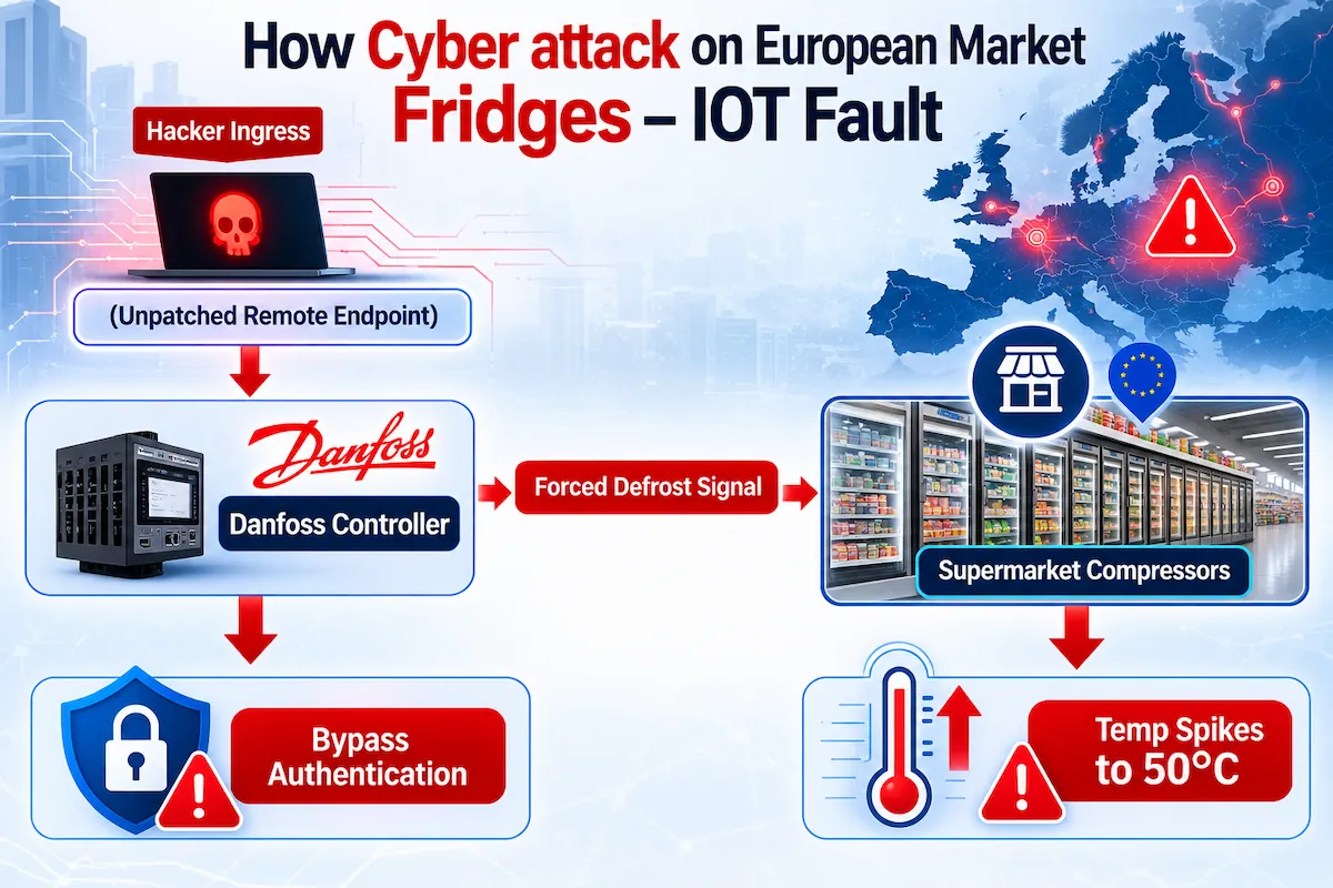 Cyberattack on European Fridges