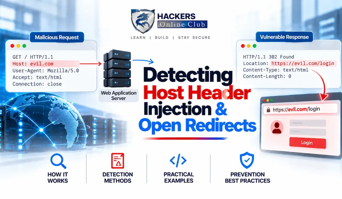 Detecting Host Header Injection & Open Redirects