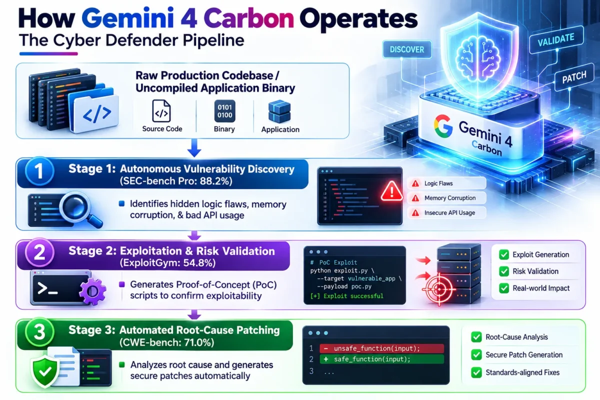 Gemini 4 Cyber Defender Pipeline