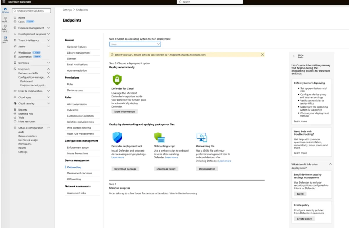 Microsoft Defender For Linux